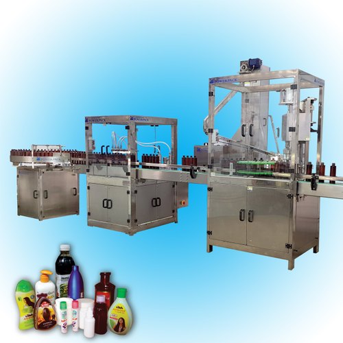 Automatic Bottle Filling and Capping Machine